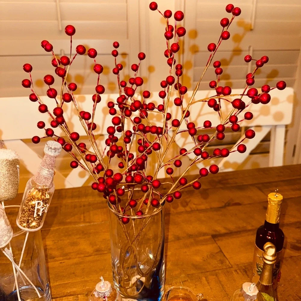 Festive Wine themed tree decorations over 100 pieces! Such a fun addition!